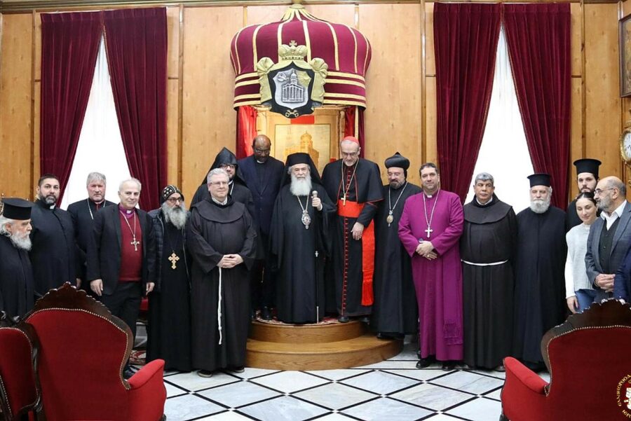 Líderes cristãos da Terra Santa se reúnem com o Conselho Mundial de Igrejas para promover a paz e a reconciliação